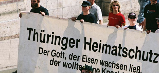 Thüringer Heimatschutz, Demonstration, Rechtsextremismus, Nazis, Neonazis