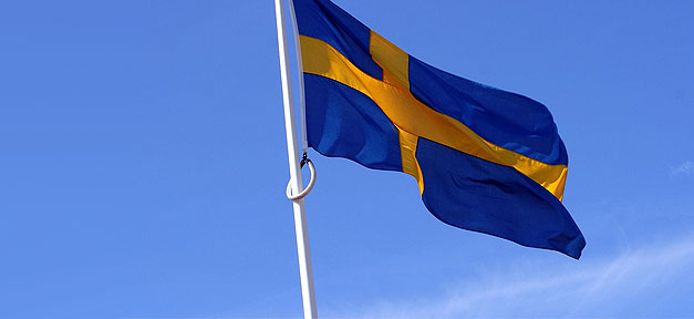 schweden, flagge, sweden, fahne, mast