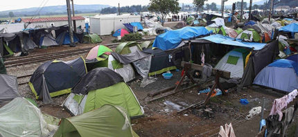 Idomeni, Flüchtlinge, Griechenland, Flüchtlingskrise, Zelt