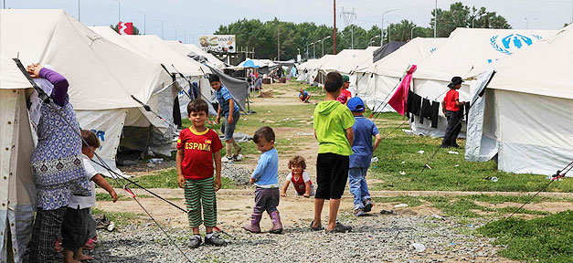 Idomeni, Flüchtlinge, Griechenland, Flüchtlingskrise, Zelt