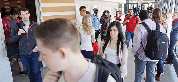 Universität Hildesheim, Studenten, Studierende, Uni, Hochschule