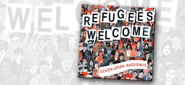 Refugees welcome, cd, musik, rassismus, refugess, welcome