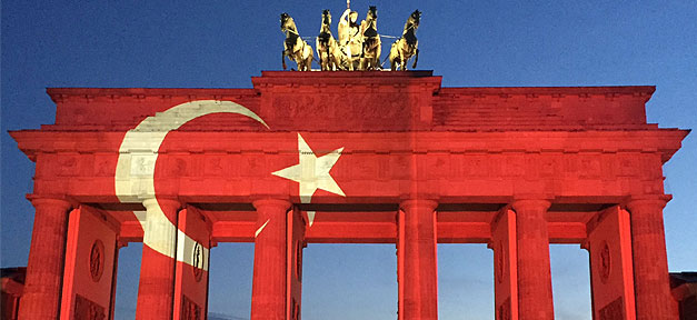 Fahne, Flagge, Türkei, türkische, Brandenburger Tor