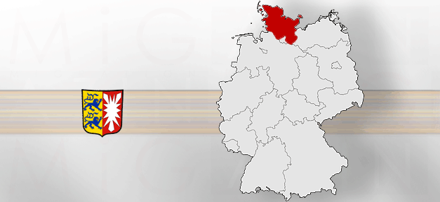 Schleswig-Holstein, Karte, Bundesland, Kiel, Deutschland