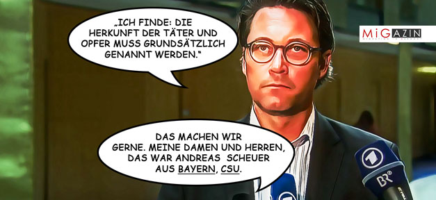 Comic, Andreas Scheuer, Karikatur, Pressekodex