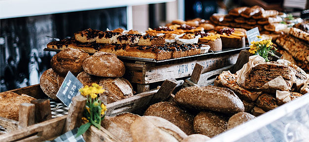 Bäckerei, Brot, Mehl, Backen, Konditorei, Theke