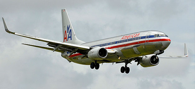 Flugzeug, American Airlines, Amerika, Boeing, Landung