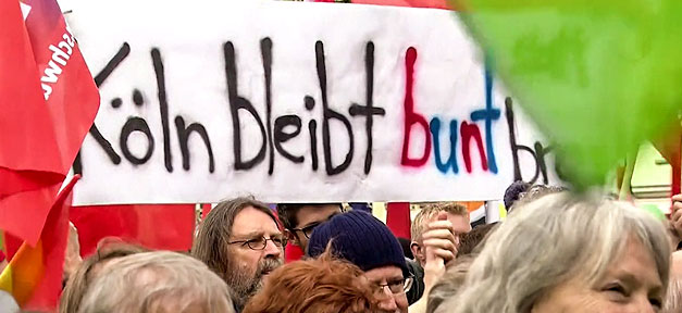 Köln bleibt bunt, Demonstration, Demo, AfD, Rechtsextremismus, Rechtspopulismus