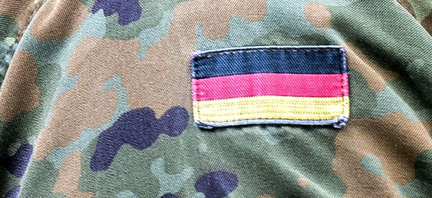 Bundeswehr, Soldat, Uniform, Deutschland, Flagge, Fahne