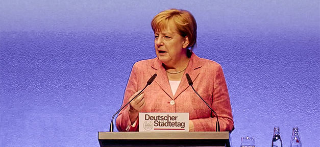 Angela Merkel, Merkel, Bundeskanzlerin, Städtetag, Rede
