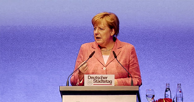 Angela Merkel, Merkel, Bundeskanzlerin, Städtetag, Rede