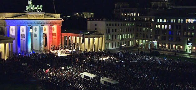 demonstration, brandenburger tor, charlie hebdo, terror, terrorismus