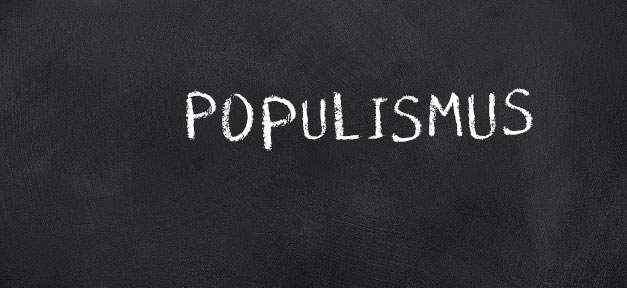 Populismus, Tafel, Kreide, Politik, Extremismus, Schule, Bildung