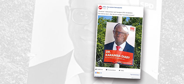 SPD, Facebook, Rassismus, Karamba Diaby, Diaby, Politiker, Strafanzeige