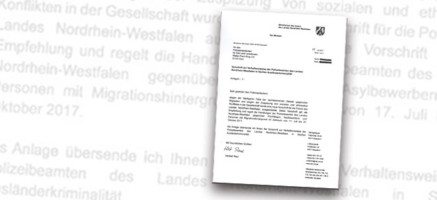 Brief, Fake, Innenministerium, NRW, Ausländer, Migranten, Hetze