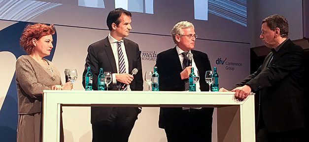 Deutscher Medienkonferenz 2018, Medien, Journalisten, Brinkbäumer, Frey, Rückert