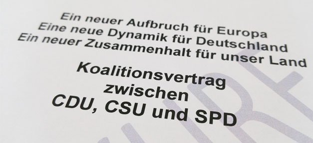 GroKo, Koalitionsvertrag, Union, SPD, CDU, CSU