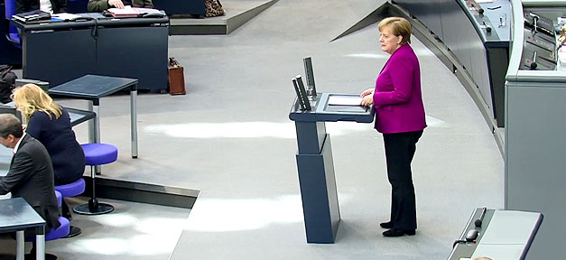 Angela Merkel, Bundestag, Rede, Bundeskanzlerin