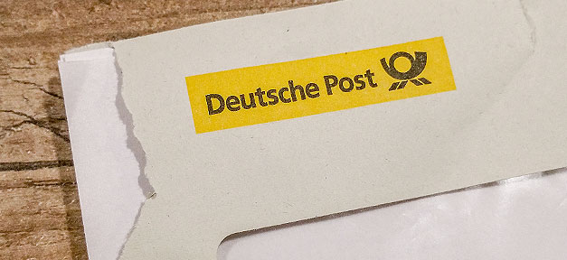 Brief, Umschlag, Post, Deutsche Post