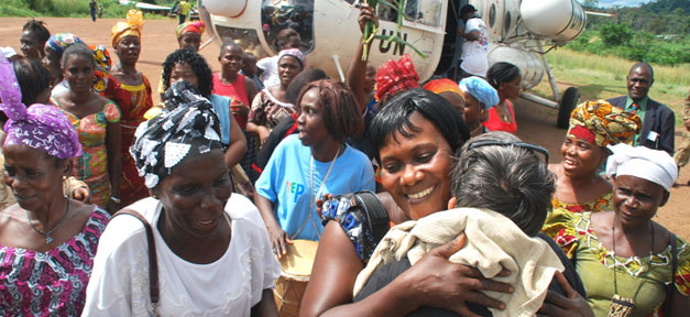 Medica Mondiale, Frauen, Freude, Liberia, Besuch