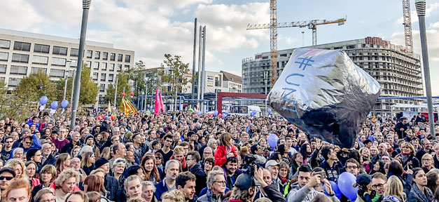 Demonstration, Dresden, Pegida, Fremdenfeindlichkeit, Demo, Rassismus
