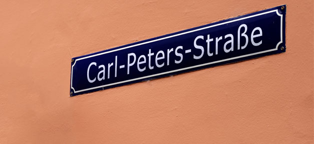 Carl-Peters-Straße, Straße, Schild, Straßenschild
