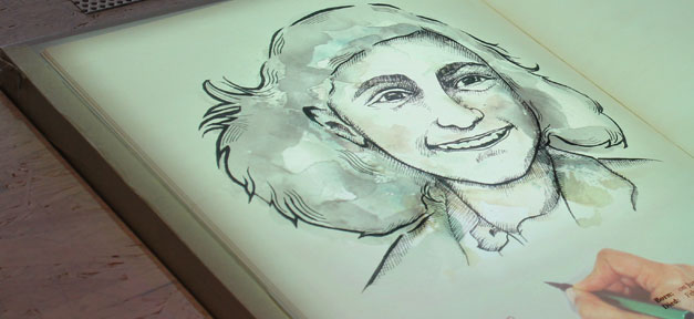 Anne Frank, Tagebuch, Das Lebendige Buch, Zeichnung, Foto