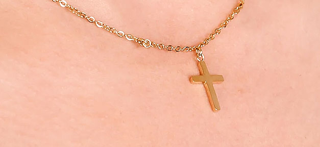 Schmuck, Religion, Kreuz, Frau, Kreuzkette, Kette