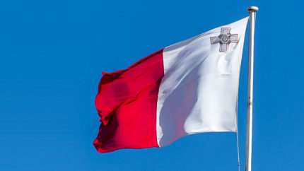Malta, Fahne, Flagge, Staat, Himmel, Mast, Fahnenmast