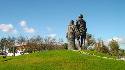 Mahatma Gandi, Gandi, Statue, Denkmal, Portugal