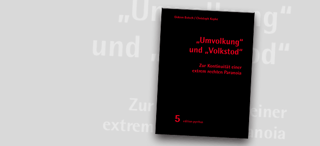 Buch, Cover, Umvolkung, Volkstod, Rechtsetxtremismus, AfD