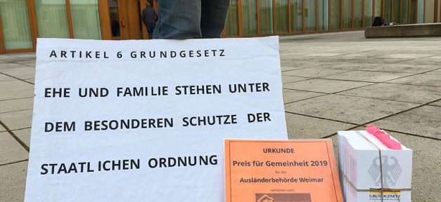 Flüchtlingsrat, Preis der Gemeinheit, Ausländerbehörde, Weimar