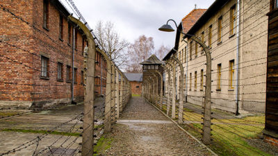Auschwitz, Stacheldraht, Konzentrationslager, KZ, Juden, Völkermord, Holocaust, Nationalsozialismus