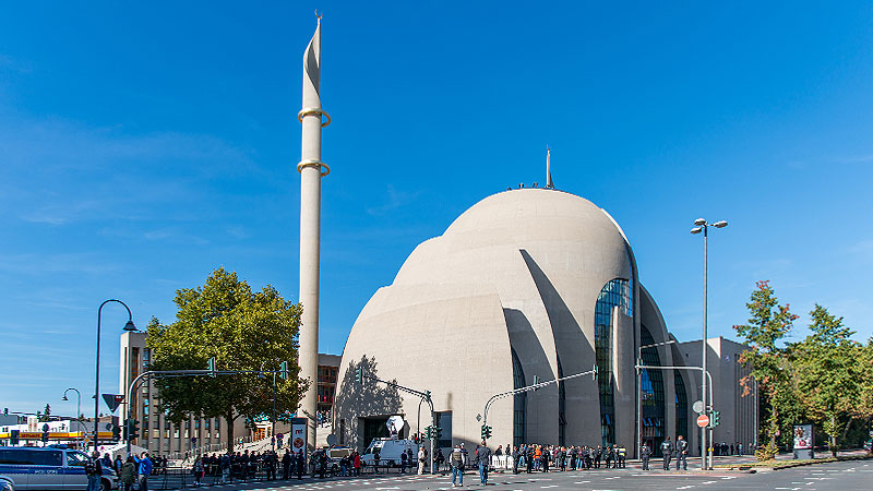 Ditib, Moschee, Köln, Minarette, Kuppel, Diyanet, Islam, Muslime