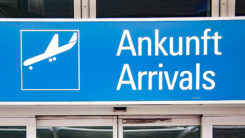 Ankunft, Flughafen, Flugzeug, Migration, Reise, Urlaub