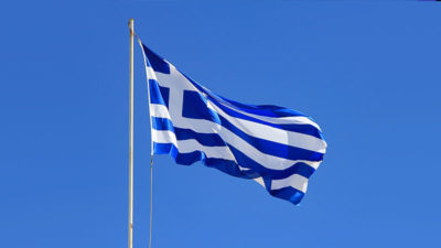 Griechenland, Flagge, Fahne, Mast, Fahnenmast, griechisch