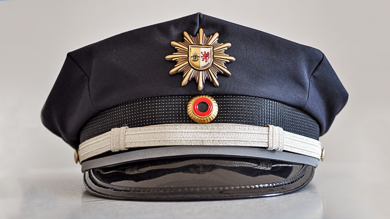 Polizei, Mütze, Mecklenburg-Vorpommern