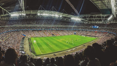 Fußball, Stadion, Sport, Fans, Zuschauer, Tribüne