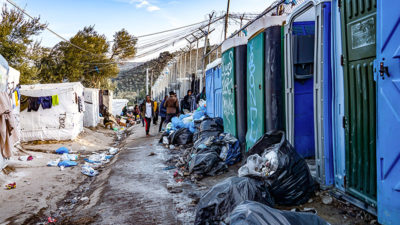 Griechenland, Flüchtlingslager, Flüchtlinge, Unterkunft, Müll, Dreck