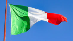 Italien, Fahne, Flagge, Mast, italienisch