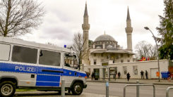Polizei, Moschee, Wache, Sicherheit, Muslime, Islam