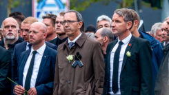 Andreas Kalbitz, Björn Höcke, AfD, Trauermarsch, Rechtsextremismus, Chemnitz, Demonstration
