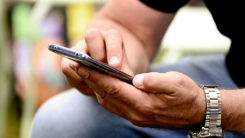 Handy, Telefon, Telekommunikation, Hand, Mann
