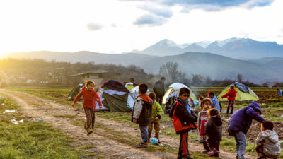 Flüchtlinge, Idomeni, Flüchtlingslager, Kinder