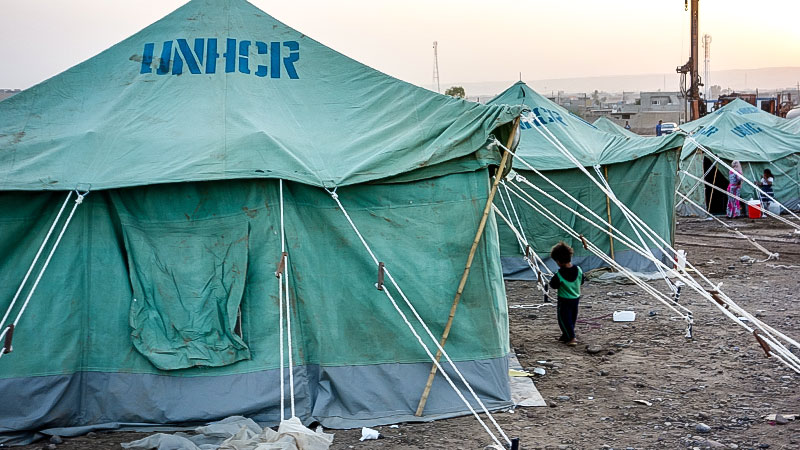 Flüchtlinge, Flüchtlingscamp, UNHCR, Syrien, Flucht