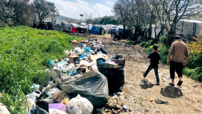 Müll, Flüchtlingslager, Flüchtlingscamp, Griechenland