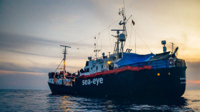 Seenotrettung, Flüchtlinge, Mittelmeer, Alan Kurdi, Sea Eye, Schiff, Boot