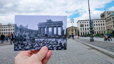 Berlin, Brandenburger Tor, Geschichte, Nationalsozialismus, Krieg