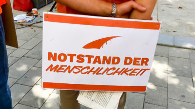 Seebrücke, Demonstration, Seenotrettung, Flüchtlinge