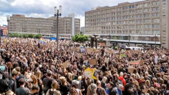 Demonstration, Protest, BlackLivesMatter, Menschen, Berlin, Rassismus